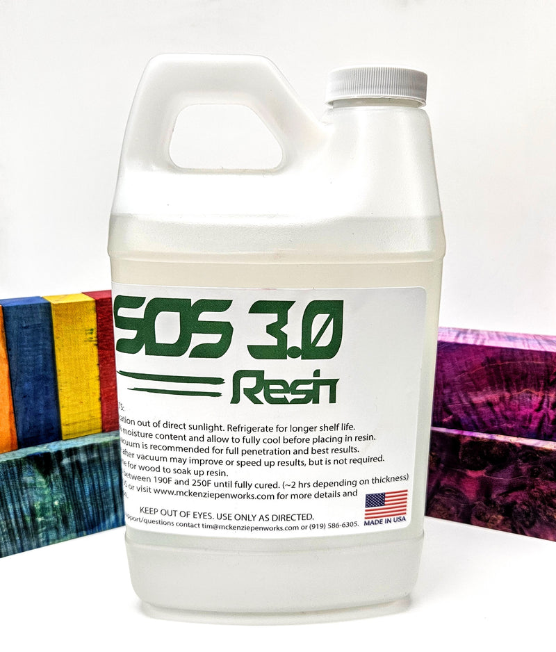 SOS 3.0 Stabilizing Resin - Trial Size 1/2 Gallon