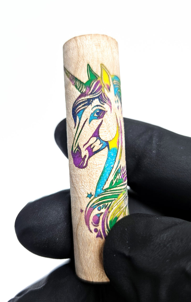 Laser Engraved Unicorn Blank