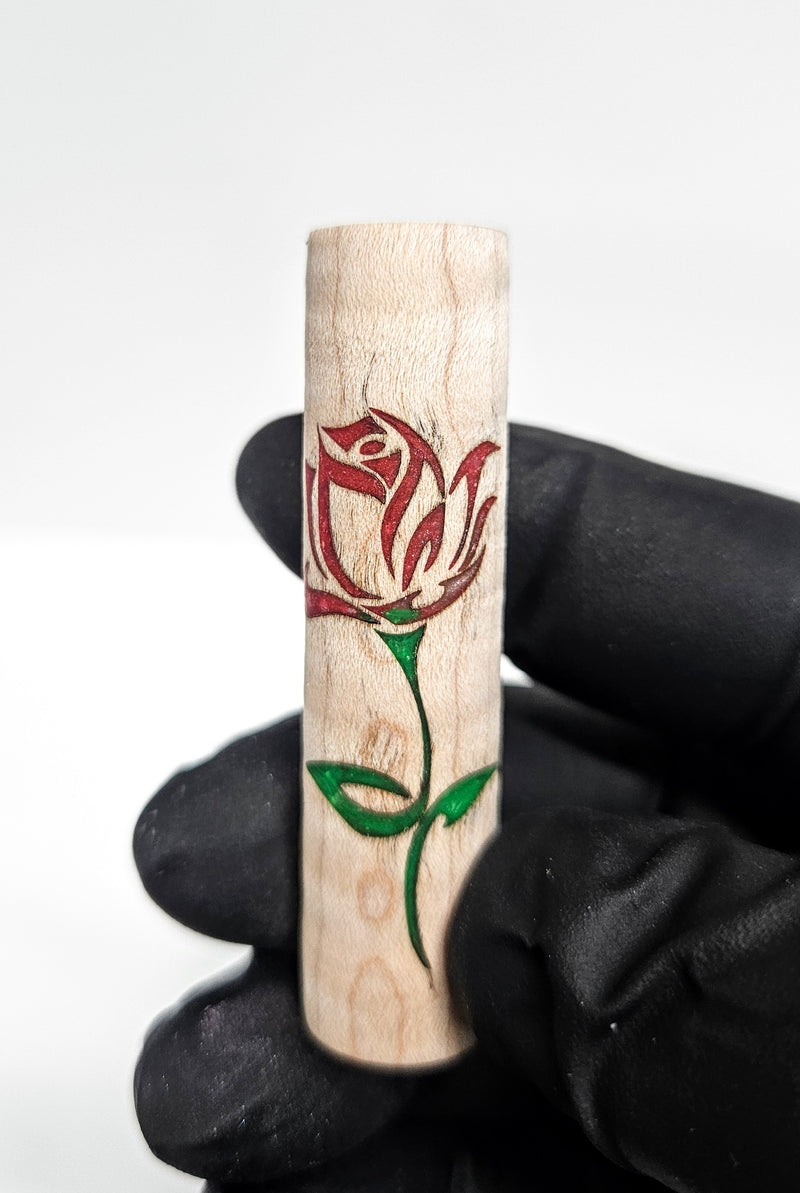Laser Engraved Flower Blank