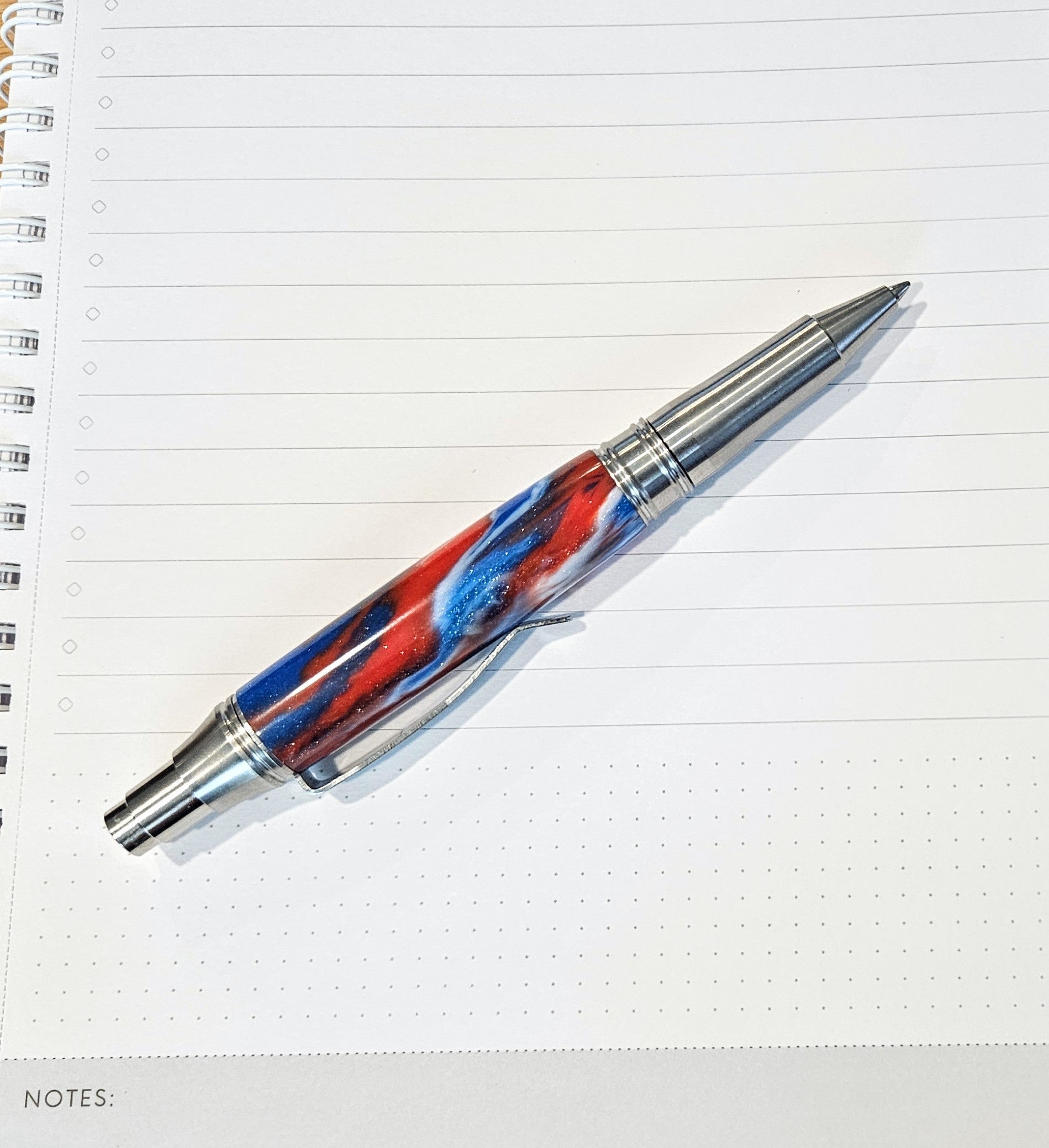 Liberty Click Pen Kit - Natural Stainless – McKenzie Penworks