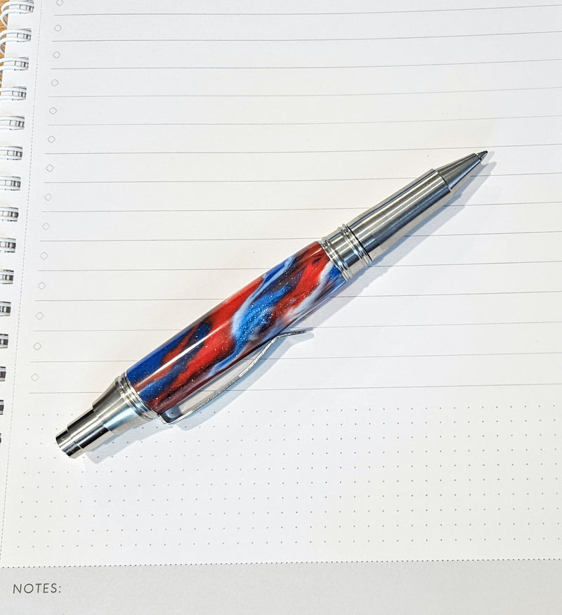 Liberty Click Pen Kit - Natural Stainless
