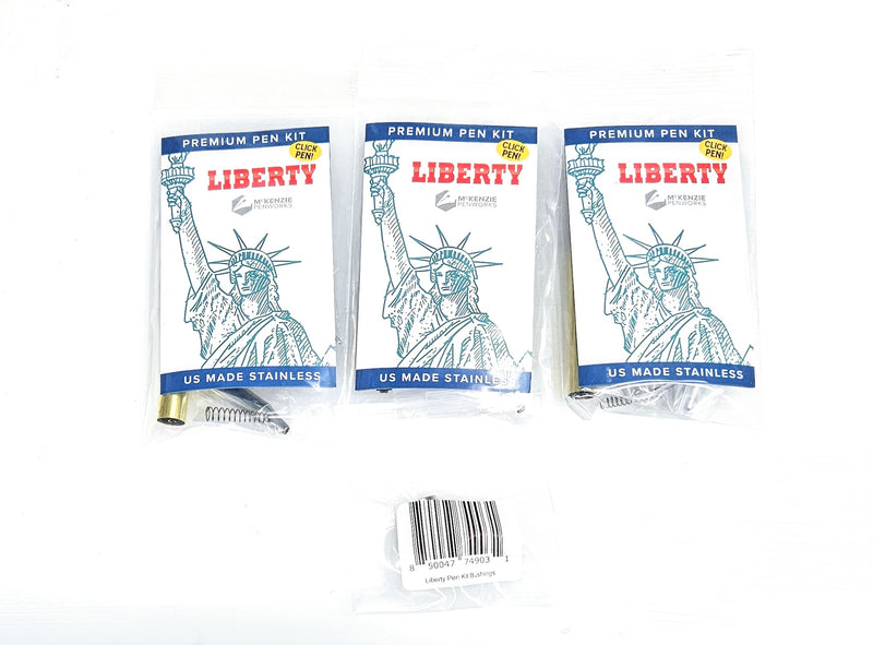 Liberty Click Pen Kit - 3 Kit Starter Pack w/Bushings