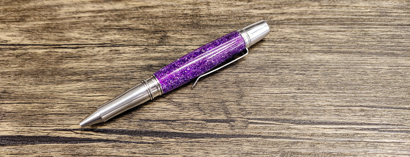 Drillog: A 'glass pen' designed by CNC machinists