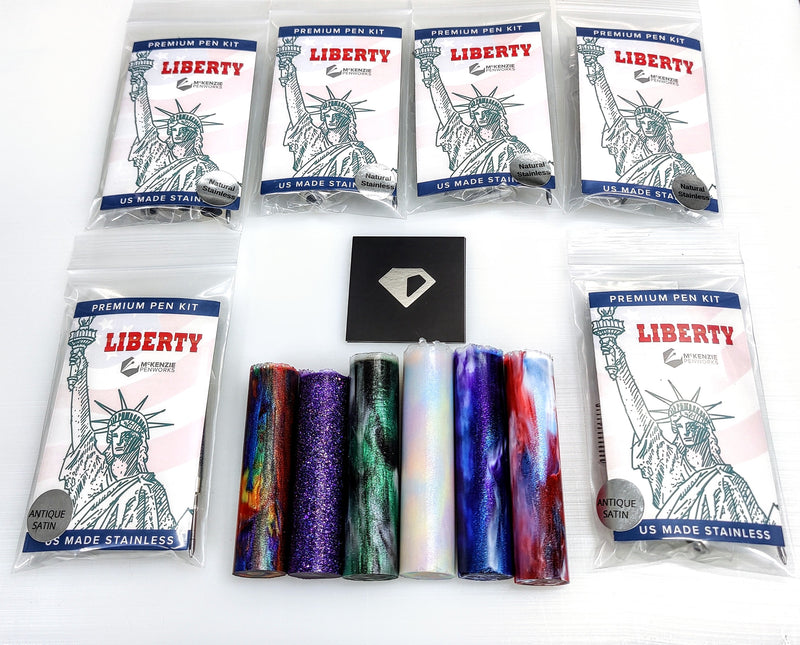 Liberty Pen Kit + DiamondCast® Blanks Bundle