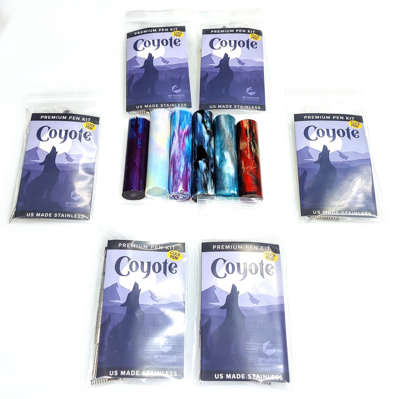 Coyote Click Pen Kit + DiamondCast® Blanks Bundle