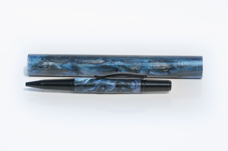 "Ecto Blue" Diamond Cast Round Blank
